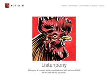 Tablet Screenshot of listenpony.com